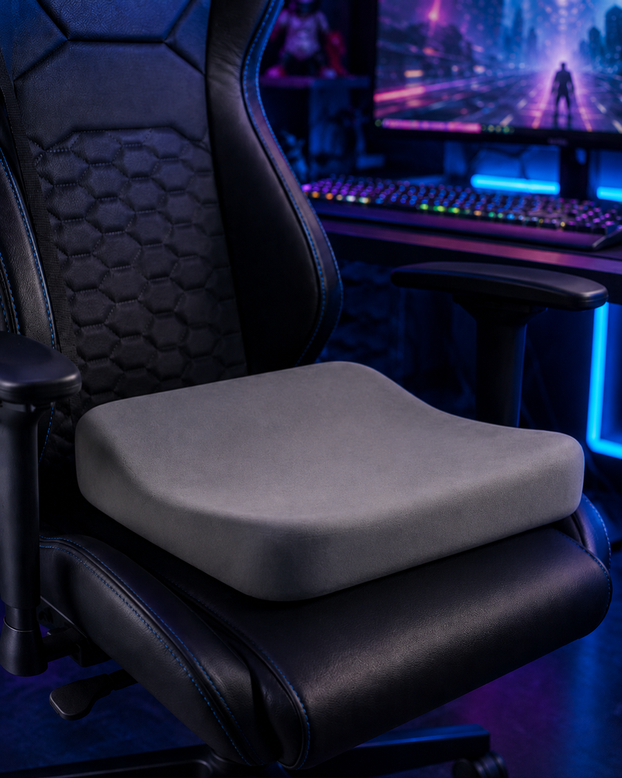 BackMod Seat Pad — Cooling Memory Foam Gaming Cushion