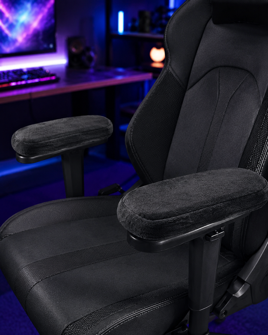 BackMod Arm Pads — Memory Foam Gaming Armrest Cushions